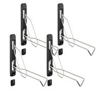Maclean MC-471 - Porte-vélos mural - lot de 4 - noir - 35 kg