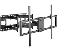 Maclean MC-482 support mural pour TV 60-120" plate et incurvée jusqu'à 120 kg Max. VESA 900 x 600 pivotant, inclinable et pivotant, support TV universel pour TV