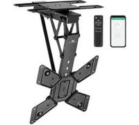 Support de plafond TV électrique avec télécommande, 23-65 pouces, jusqu'à 30 kg