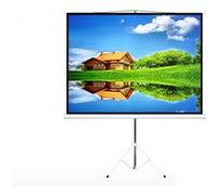 Ecran de projection sur pied 100"" 4:3 200x150 Maclean MC-595 - MACLEAN - Matte White - Dos noir, contours noirs