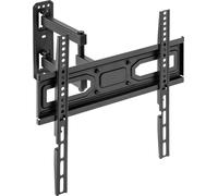 Maclean MC-647N Support mural pour téléviseur 33-55" plat & incurvé, Support TV universel, max Vesa 400x400, inclinable de +3° à -15, charge max. jusqu'à 3