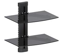 Maclean MC-662 support étagère pour DVD à double plateau 8 kg