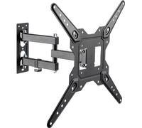 Maclean MC-701N Support Mural TV QLED OLED LCD LED Support Mural pour téléviseur Plasma 23-55", Charge maximale jusqu'à 30 kg, inclinable, VESA de 100x100 à 400x400