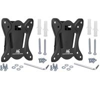 Maclean MC-715 poignée TV Support LCD LED Monitor Plasma TV 13" a 27" VESA 75x75 100x100 25kg Design Mince supplémentaire (Lot de 2)