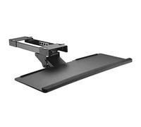 Maclean Support clavier MC-757 – Charge maximale 2 kg, fixation au bureau, repose-poignet