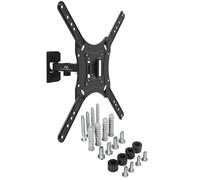 Maclean Support mural MC-758 pour TV/moniteur 13-55" 30 kg pivotant 180° noir