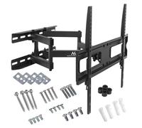 Maclean MC-762 LCD LED Plasma TV Bras de Montage Double Support Mural 37-70" Max. VESA 600x400 30 kg à 180 degrés pivotant Distance de Mur réglable