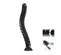 Maclean MC-768 Cable Organizer Cable management Câble pour bureau avec une longue régulation