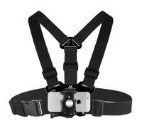 Maclean MC-773 Support de Sangle de Poitrine Porte-Sangle de Poitrine d'étui Appareil Photo de téléphone Portable Compatible avec Les caméras GoPro