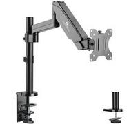 Maclean MC-775 Support de Moniteur avec Ressort à gaz 17-32 Support de Bureau Bras de Moniteur VESA 75x75 100x100 G