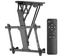 Maclean MC-880 Support TV électrique au Plafond, pour Murs inclinés 32"-70" télécommande Max 35kg Max VESA 600x411