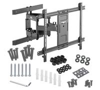 Maclean MC-881 QLED OLED LED LCD Plasma TV Support Mural 37-85" pivotant inclinable Charge maximale 60kg Max vesa 600x400