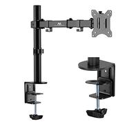 Maclean MC-883 Double Bras Support reglable pour Moniteur de Bureau LED LCD QLED OLED Moniteur 17-32" 8 kg vesa 75x75 et 100x100