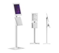 Maclean MC-924 W Support sur pied pour tablette 12,4-13 pouces verrouillable -bl