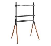 Maclean MC-926 Support TV universel 49-70 jusqu'à 40 kg max VESA 600x400 compatible avec LCD LED OLED QLED Plasma noir/noix noir/noix