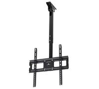 Maclean MC-943 Support de Plafond Universel OLED QLED LCD Plasma TV orientable et inclinable en Hauteur réglable de 32 à 50 à 35 kg également pour Toit incliné