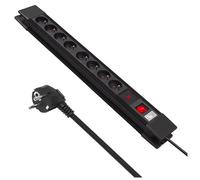 Maclean MCE11 Bloc d'alimentation de 8 Prises avec Interrupteur Rallonge multiprises Bande de Puissance Protection Contre Les surtensions