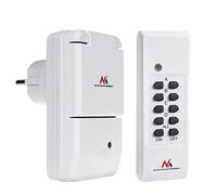 Maclean MCE158 prise avec tlcommande pour utilisation ? l'extrieur IP44 max. 3600W blanc