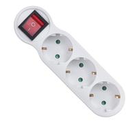 Maclean Multiprise triple MCE216 – terre 16A, interrupteur, protection enfant – Version allemande