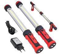 Maclean Lampe d'atelier MCE230 – COB LED XXL, crochet magnétique, 2 modes, 1200 lm – 2x