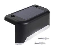 Maclean MCE319 lampe solaire pour terrasse lampe d'escalier détecteur de crépuscule IP44 4000 K Ni-MH 100 mAh 80x45x45 mm