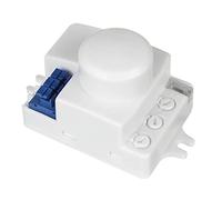 Maclean MCE323 Détecteur de Mouvement à Micro-Ondes avec Niveau d'intensité Lumineuse durée d'éclairage et sensibilité Plage de Fonctionnement réglables