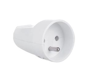Maclean MCE331 Prise de courant avec contact de protection Type-E Français (Non Schuko) Prise de courant avec mise à la terre Plastique Max 3680W 16A 250V