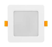 Maclean Plafonnier LED encastré Slim MCE373 S 9W blanc neutre 4000K 900 lm 120x120x26mm
