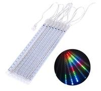 Maclean MCE411 Lumières solaires à Led 2.4m, 144 LEDs, batterie Li 800mAh, glaçons tombants G