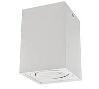 Plafonier LED en saillie blanc noir chrome luminaire GU10 MCE426 halog?ne