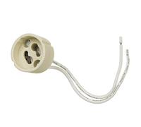 Maclean MCE428 GU10 Lot de 10 douilles en céramique pour halogène et LED Câble 14 cm 250 V 2 A