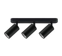 Lampe Plafond Murale Maclean Aluminium Noir 3xGU10 MCE453 B [EEK: A]