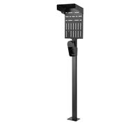 Maclean MCE456 Support externe pour chargeurs de voiture EV et PHEV acier 15 kg max