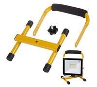 Maclean MCE652 Rampe de Sol pour phares LED, Acier, Jaune