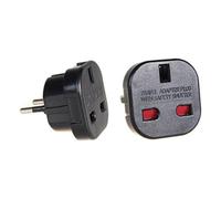 Adaptateur Prises UK sur Prises EU - MACLEAN MCE72 - Noir - Voyage - 10/16A - 240V
