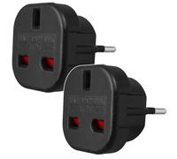 Maclean MCE72 Adaptateur Royaume-Uni vers UE | Adaptateur avec prise de terre | Protection enfant 240 V pour équipements électroniques et appareils électroménagers Voyages, maison, bureau (2)