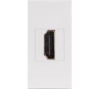 Maclean MCE720W HDMI Steckdose Modulare Wandsteckdose Unterputzdose Wanddose Einbaudose Unterputz Montage (HDMI Steckdose, Weiß)