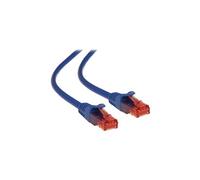 Maclean MCTV-303 N - Cordon de raccordement - RJ-45 (M) pour RJ-45 (M) - 3 m - UTP - CAT 6 - intérieur, moulé, extérieur, sans crochet - bleu