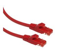 Maclean MCTV-303 Patch câble réseau câble Ethernet RJ45 câble 2X réseau UTP Cat6 câble LAN 1.000 Mbit/s (3m, Rouge)