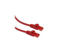 Maclean MCTV-303 R - Cordon de raccordement - RJ-45 (M) pour RJ-45 (M) - 3 m - UTP - CAT 6 - intérieur, moulé, extérieur, sans crochet - rouge