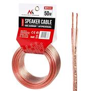 Maclean Câble haut-parleur MCTV-511 2x1,5 mm² CCA 48×0,20 Isolation PVC transparente 50 m