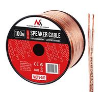 Maclean MCTV-512 câble d'enceinte 2x1.5mm2 / 48x0.20CCA 3,5x7,0mm TRANSPARENT PVC 100m (100m)