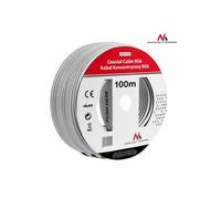 Maclean mctv-572 100m sat antenne câble coaxial rg6 1.0css sat câble (100m)