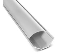 Maclean Bande de masquage pour canal de câble MCTV-576 1,5 m 56×32 mm Blanc avec ruban adhésif