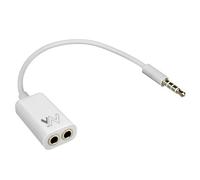 Maclean Adaptateur Splitter MCTV-580 3,5 mm avec câble pour casque et microphone