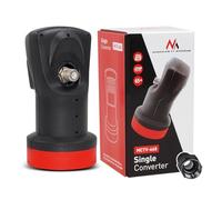 Maclean MCTV-668 Single LNB pour récepteur satellite analogique et numérique Convertisseur satellite 0,1 dB Sky 3D Full HD Compatible avec TV numérique Full HDTV + 1 fiche F