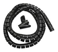 Maclean MCTV-676 B Organisateur des Cables Canal a Cables (Noir)