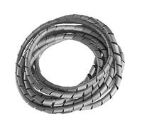 Maclean MCTV-685 S Tuyau d'enroulement zone de faisceau de tubes de câble en spirale de câble en spirale flexible 3m (8,7 * 10 mm, argent)