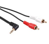 Maclean MCTV-825 Cable Mini Jack 3.5mm à Angle 2RCA (3m)