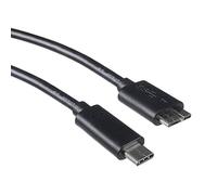 Maclean MCTV-845 USB 3.0 Micro B à Type C 1m Câble Câble de Connexion Câble de Recharge pour Type C Périphériques USB-C